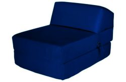 ColourMatch Single Cotton Chairbed - Marina Blue
